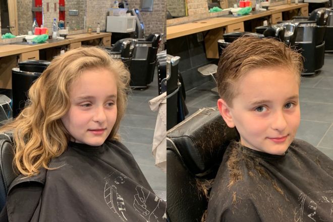 kids haircut